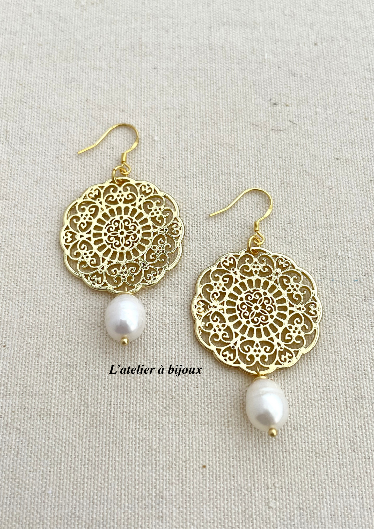 Hoa tai ngọc trai `Soleil