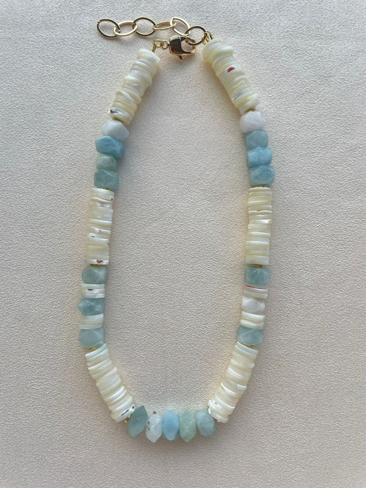 Vòng cổ Mona Aquamarine