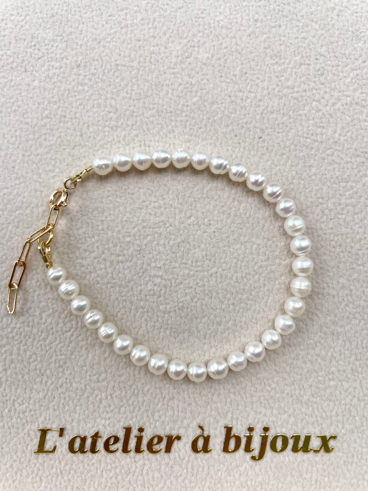 Vòng tay ngọc trai tròn 5mm