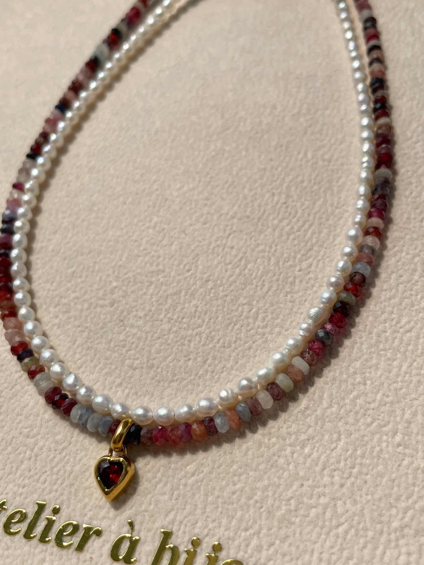 Vòng cổ Pearl & Spinel