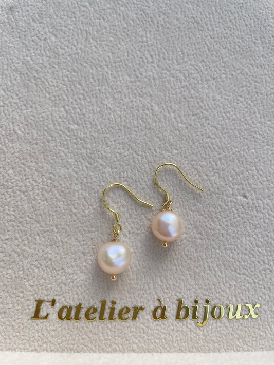 Hoa tai ngọc trai Rosie 10-11mm