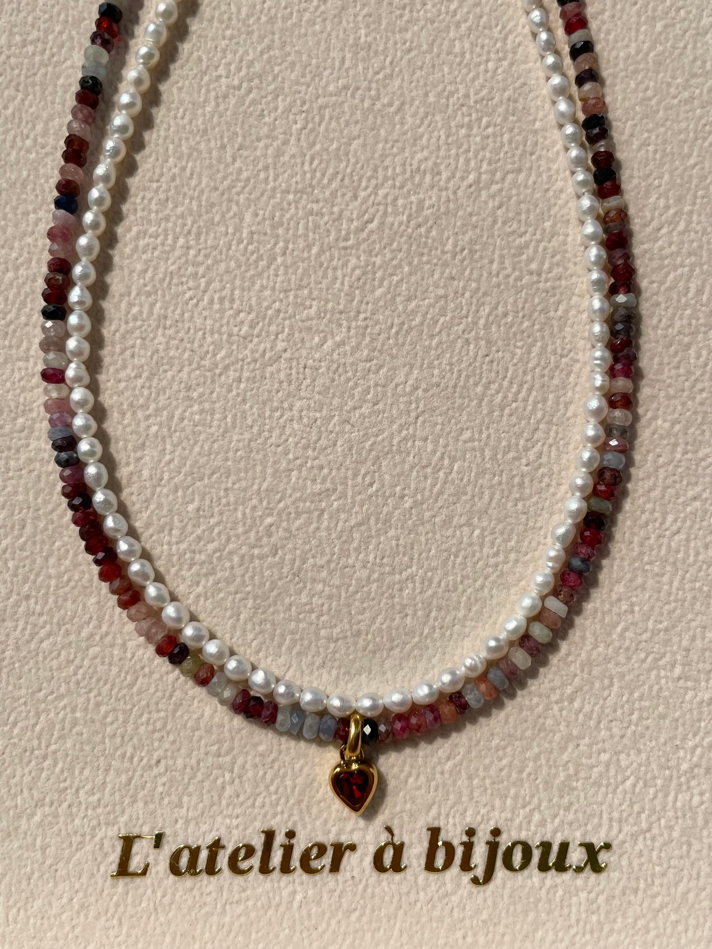 Vòng cổ Pearl & Spinel