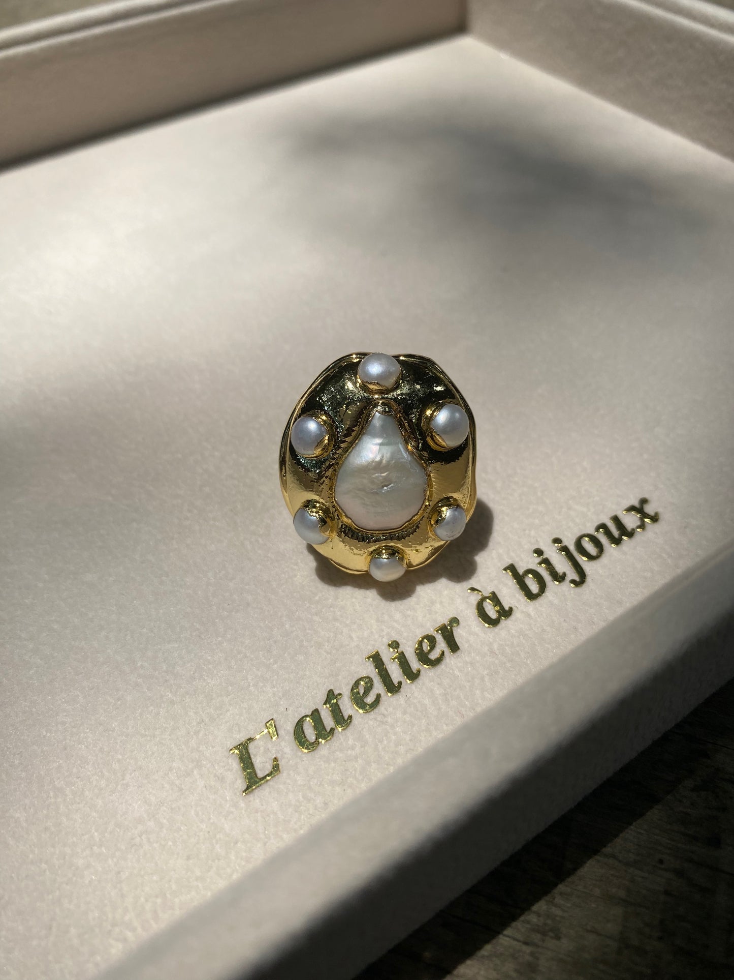 Nhẫn ngọc trai Lunaire