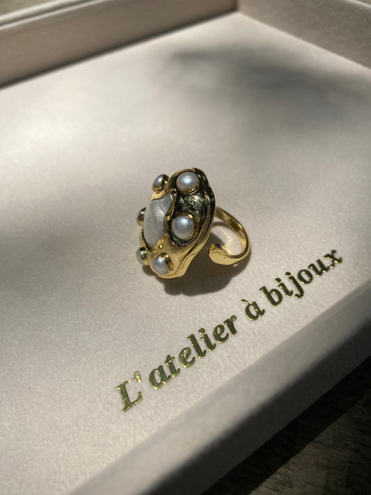 Nhẫn ngọc trai Lunaire