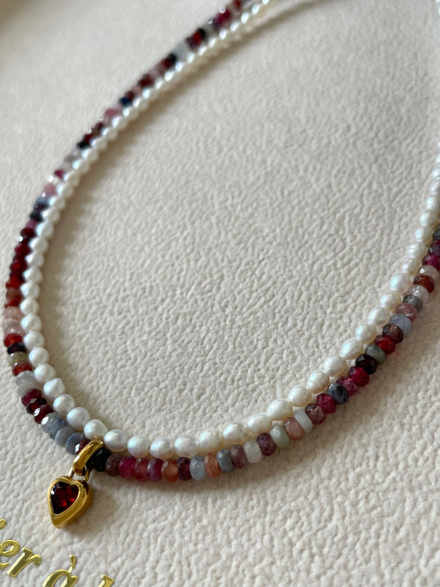 Vòng cổ Pearl & Spinel