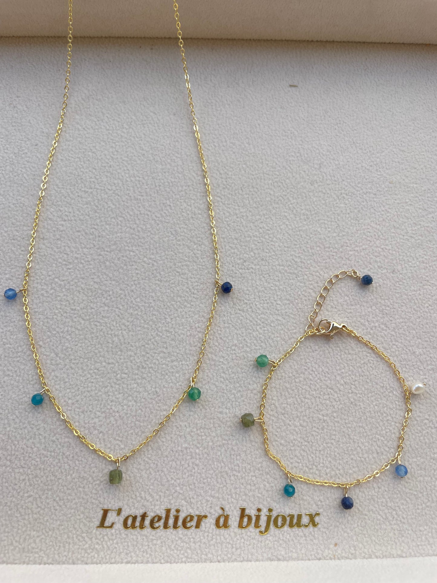 Vòng cổ/vòng tay đá quý Donna