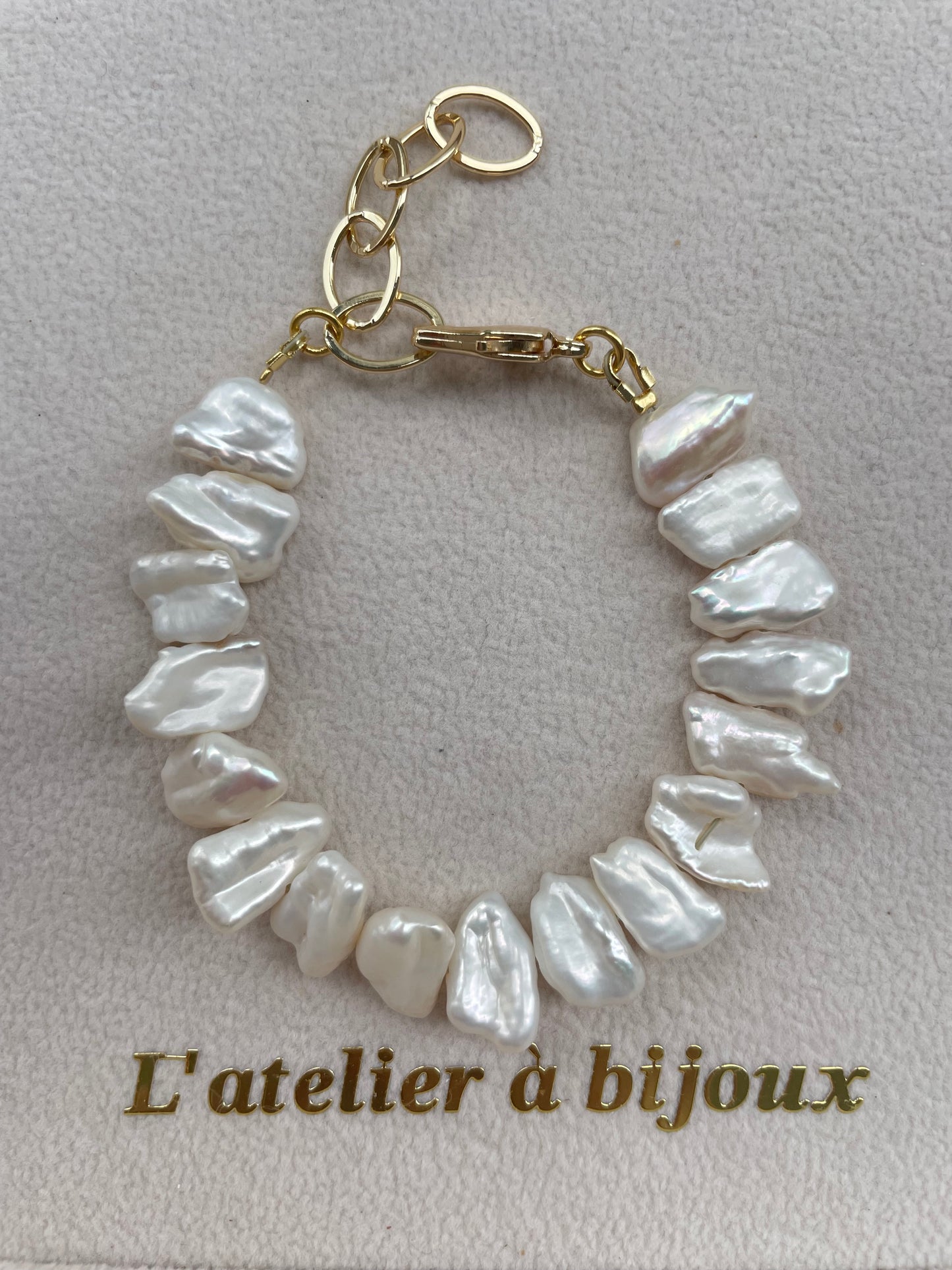 Vòng tay ngọc trai Pipa 14mm