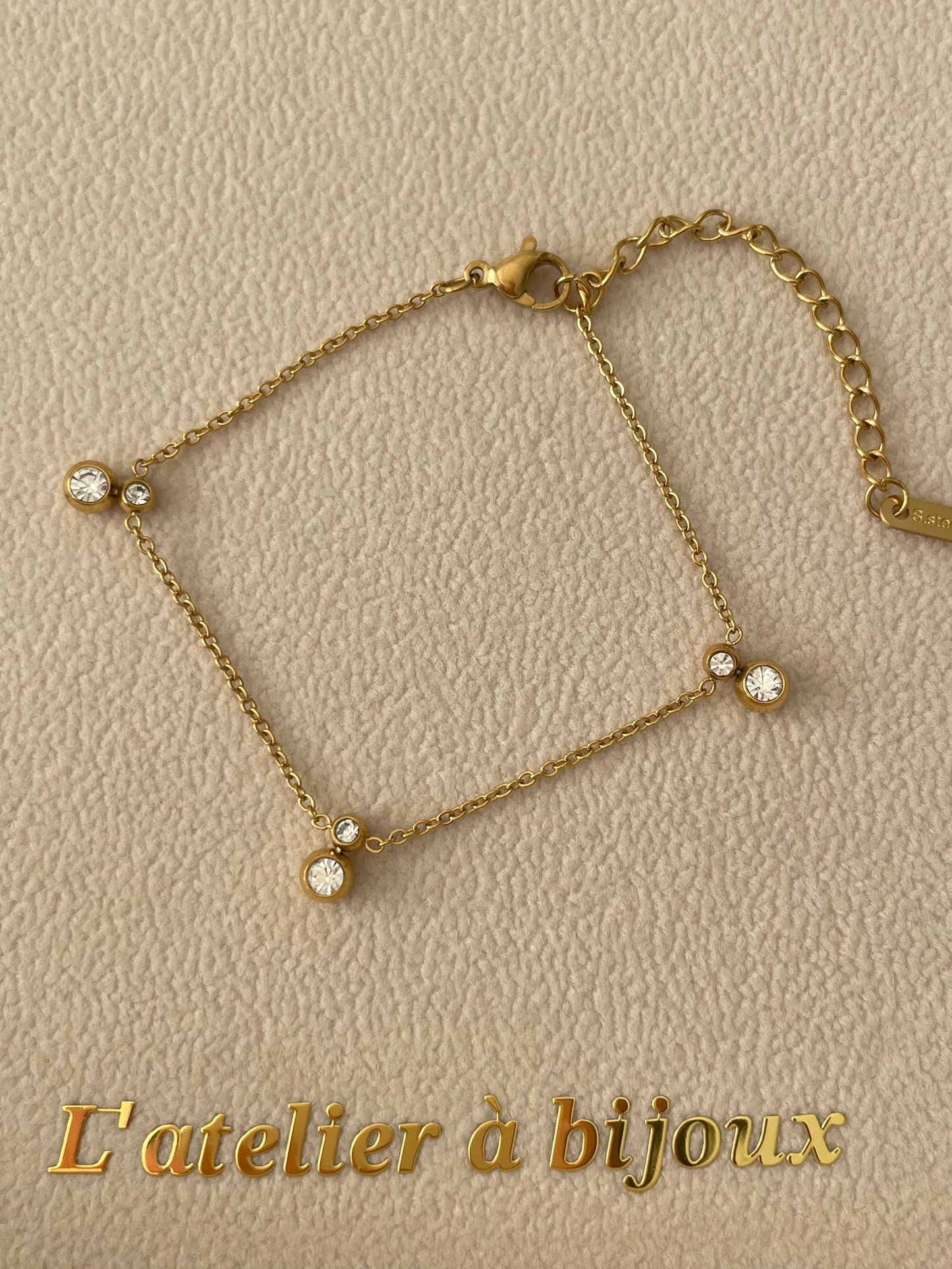 Vòng tay thép không gỉ Xenia