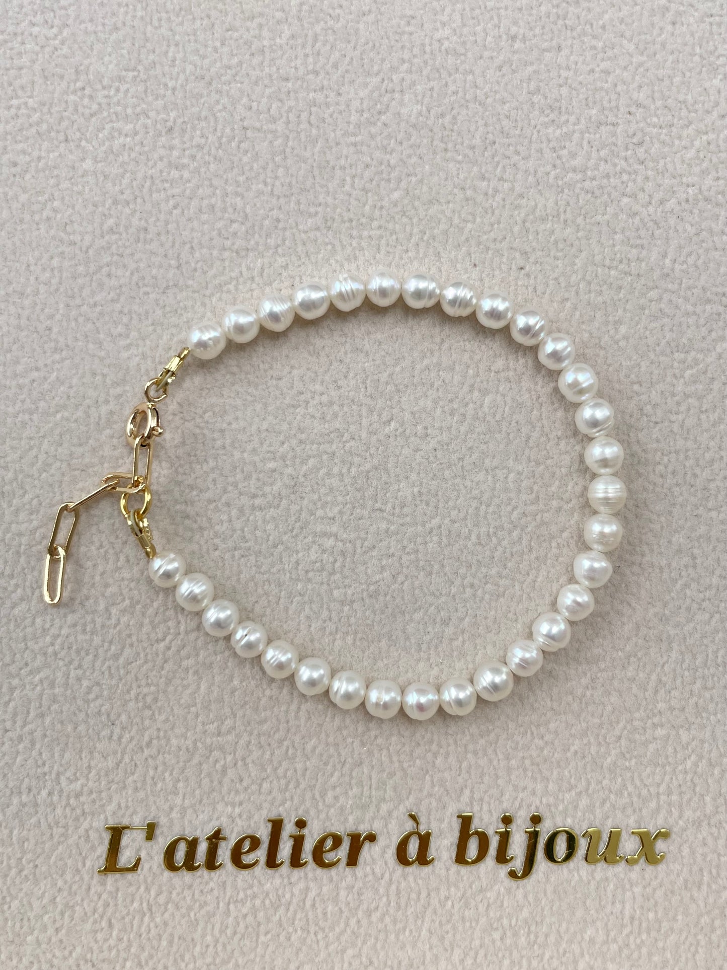 Vòng tay ngọc trai tròn 5mm