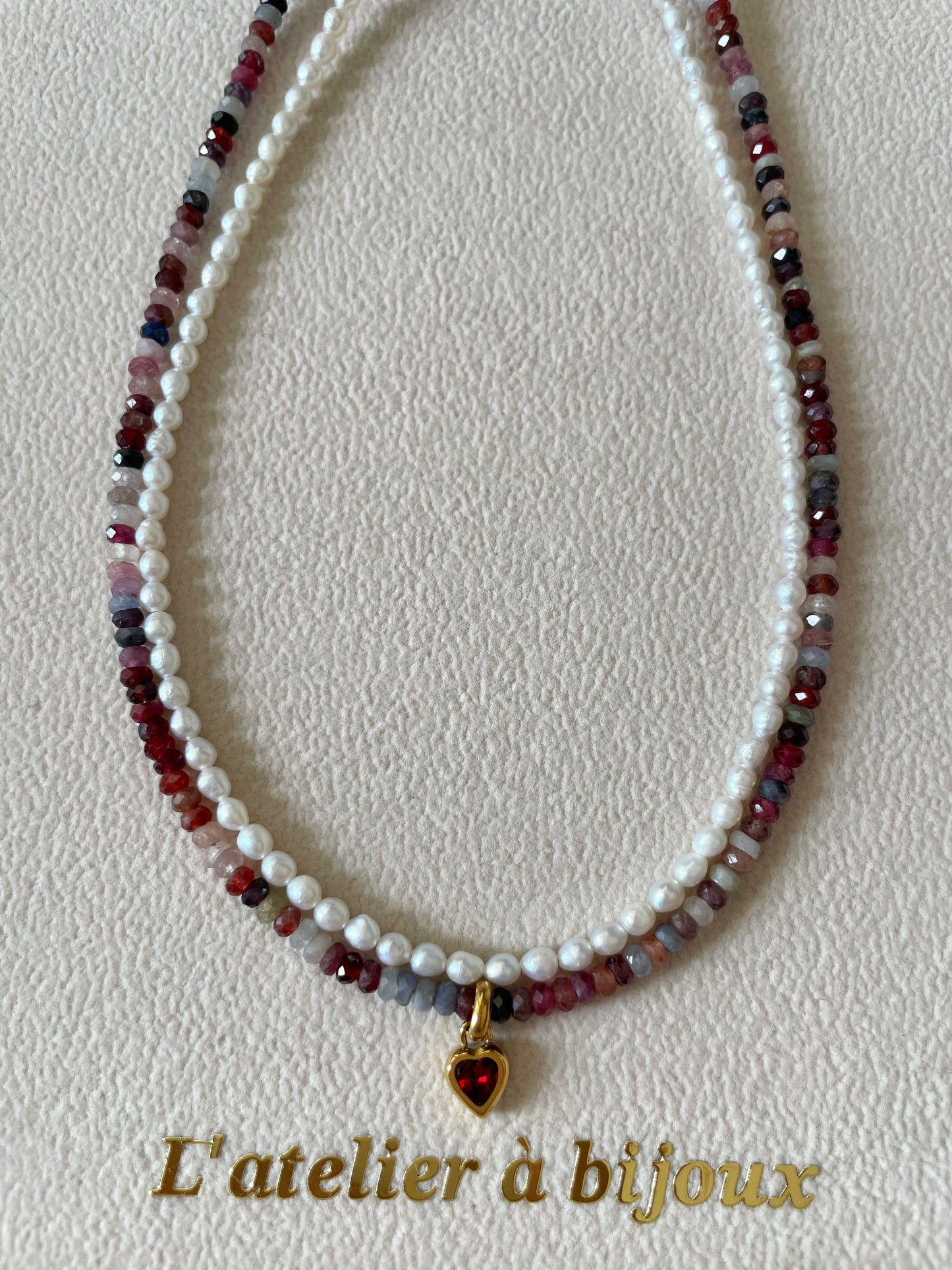 Vòng cổ Pearl & Spinel