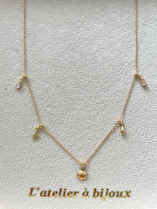 Vòng cổ Seashell mini charm