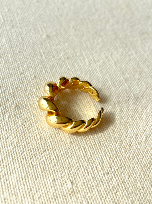 Nhẫn bạc S925 mạ vàng Judi