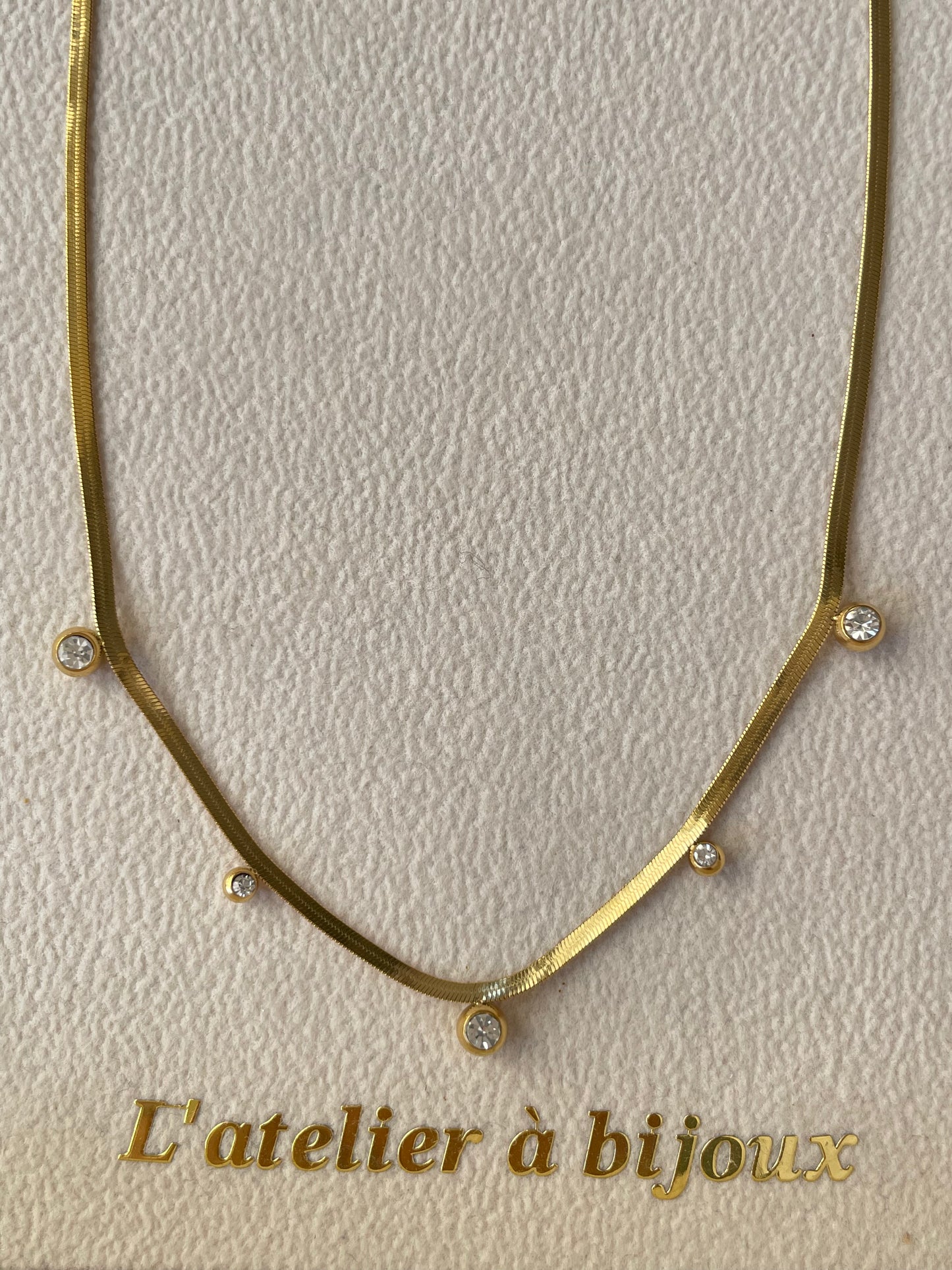 Vòng cổ thép không gỉ Ciana