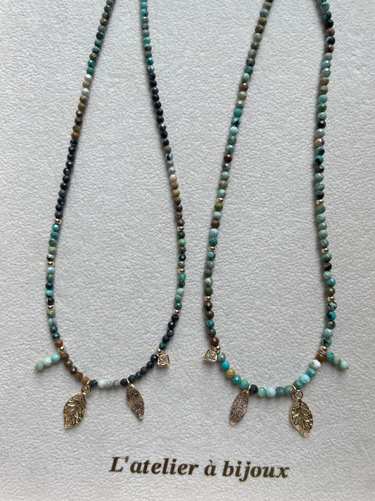 Vòng cổ đá Turquoise ngọc lam Vertie