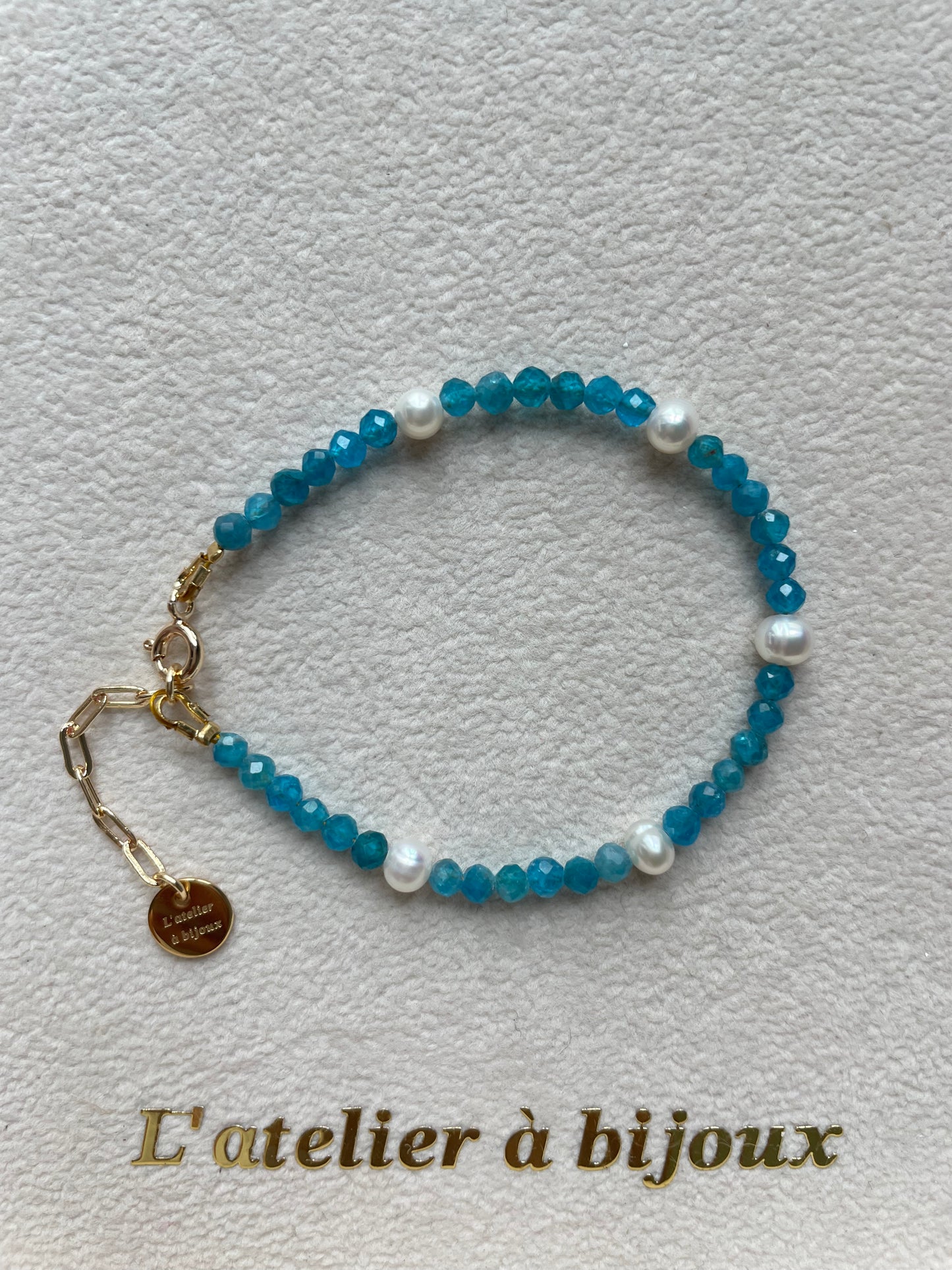 Vòng tay Bellie gemstone& pearl