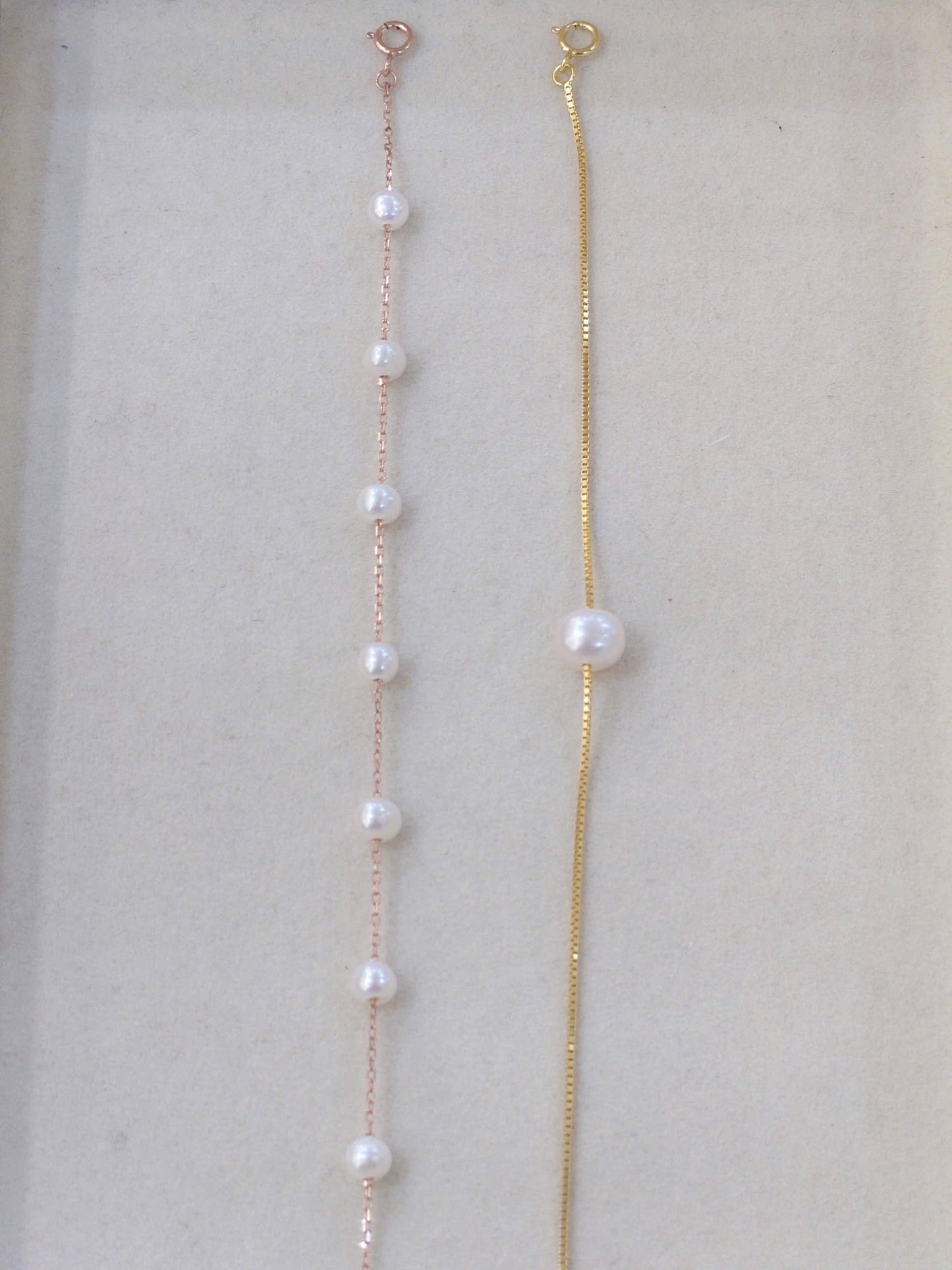 Vòng tay bạc 925 gắn ngọc trai nước ngọt