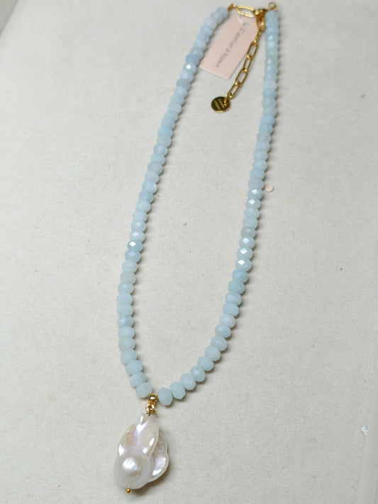 Vòng cổ Ames Aquamarine