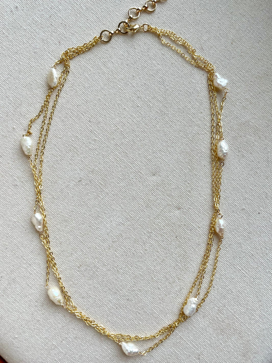 Trianny 6mm pearl necklace