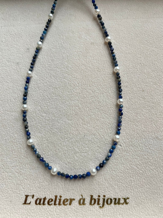 Vòng cổ Bellie gemstone& pearl