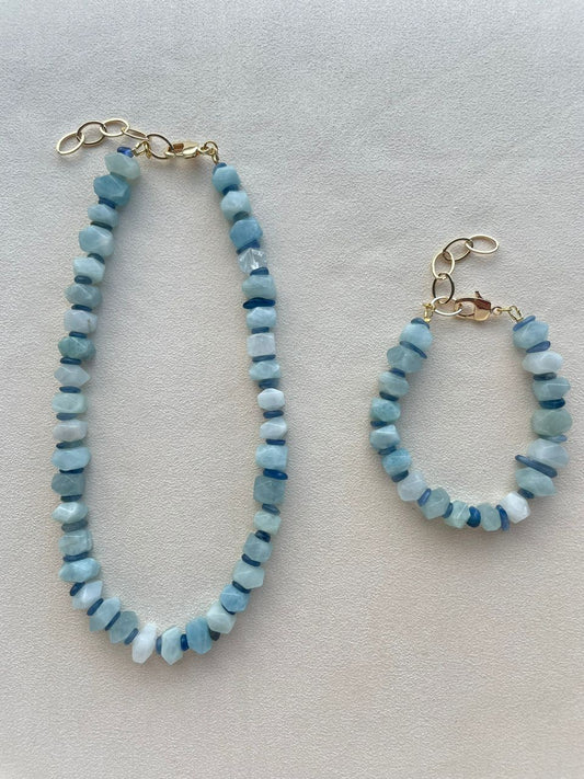 Vòng tay Daniel đá Aquamarine