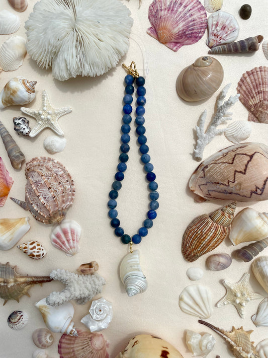 Esme blue aventurine necklace