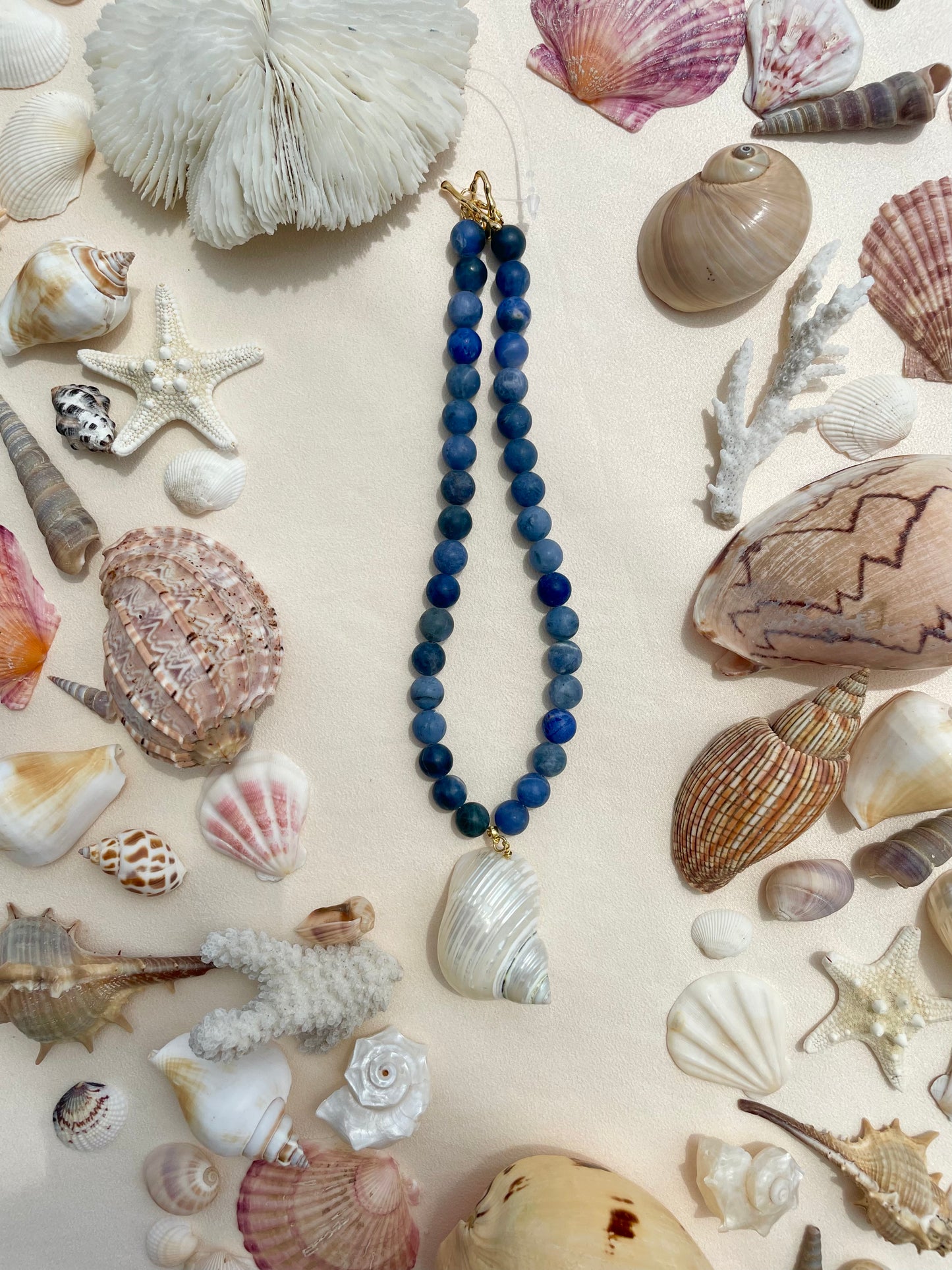 Esme blue aventurine necklace