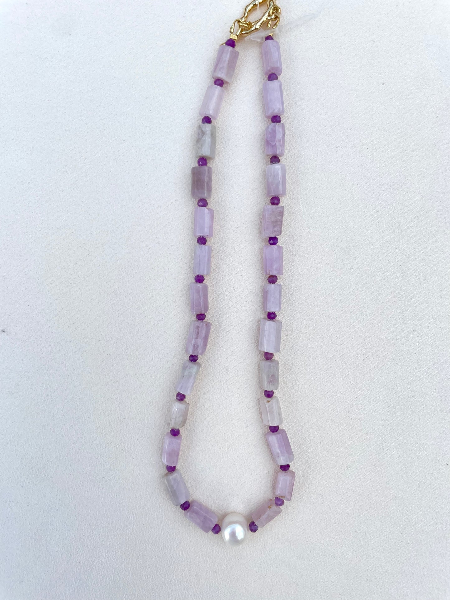 Ianthe lepidolite necklace