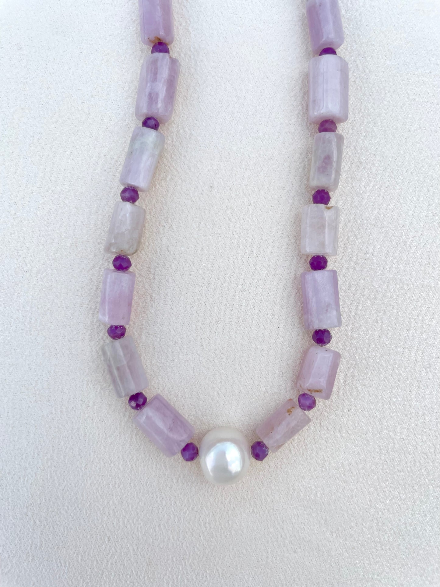 Ianthe lepidolite necklace