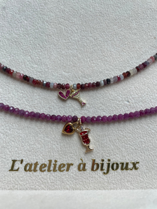 Vòng tay Gemstone & charms