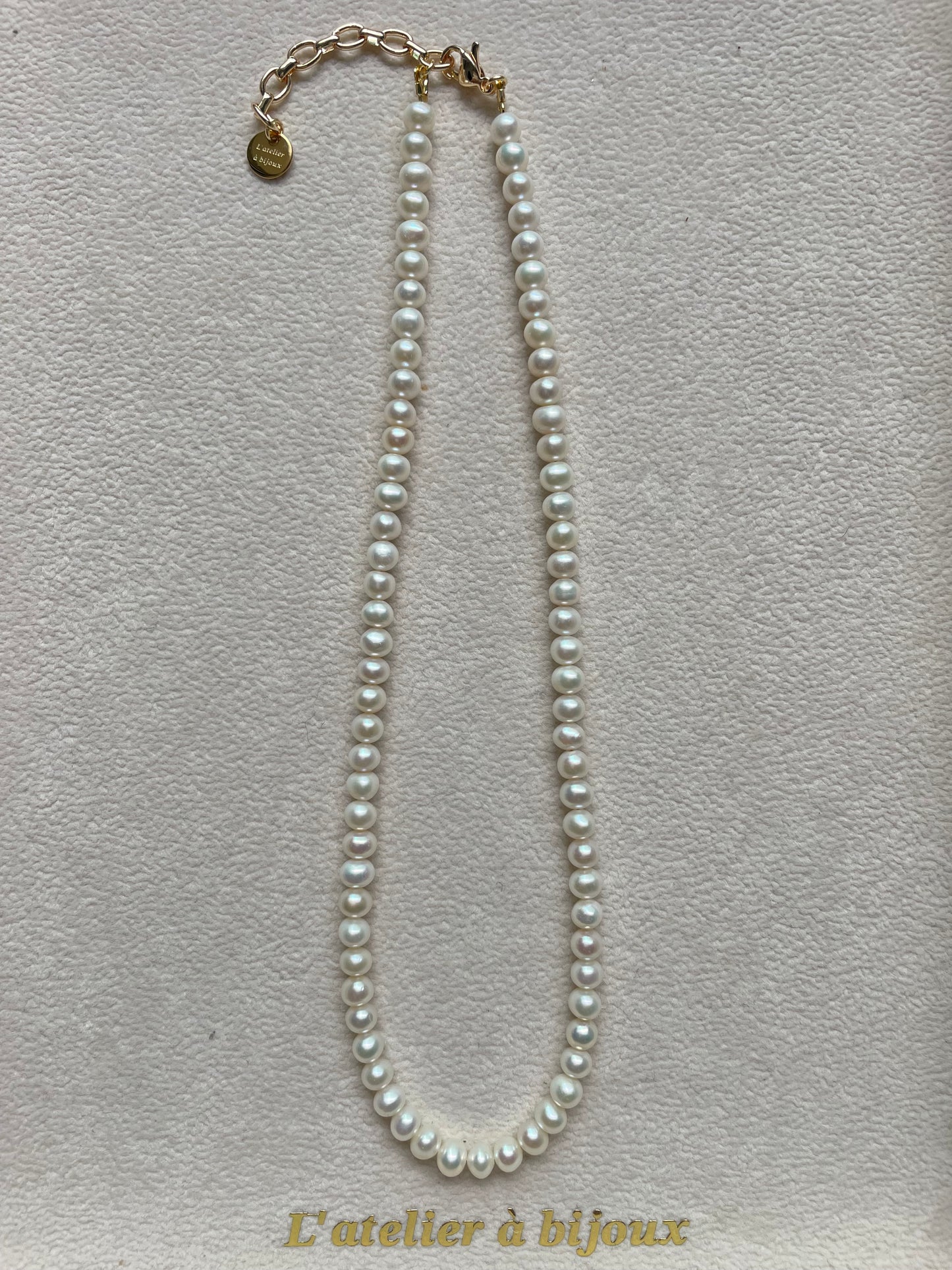 Vòng cổ trai tròn classic 6mm