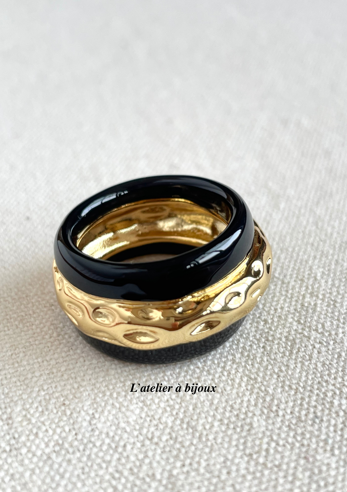 Zélie enamel ring