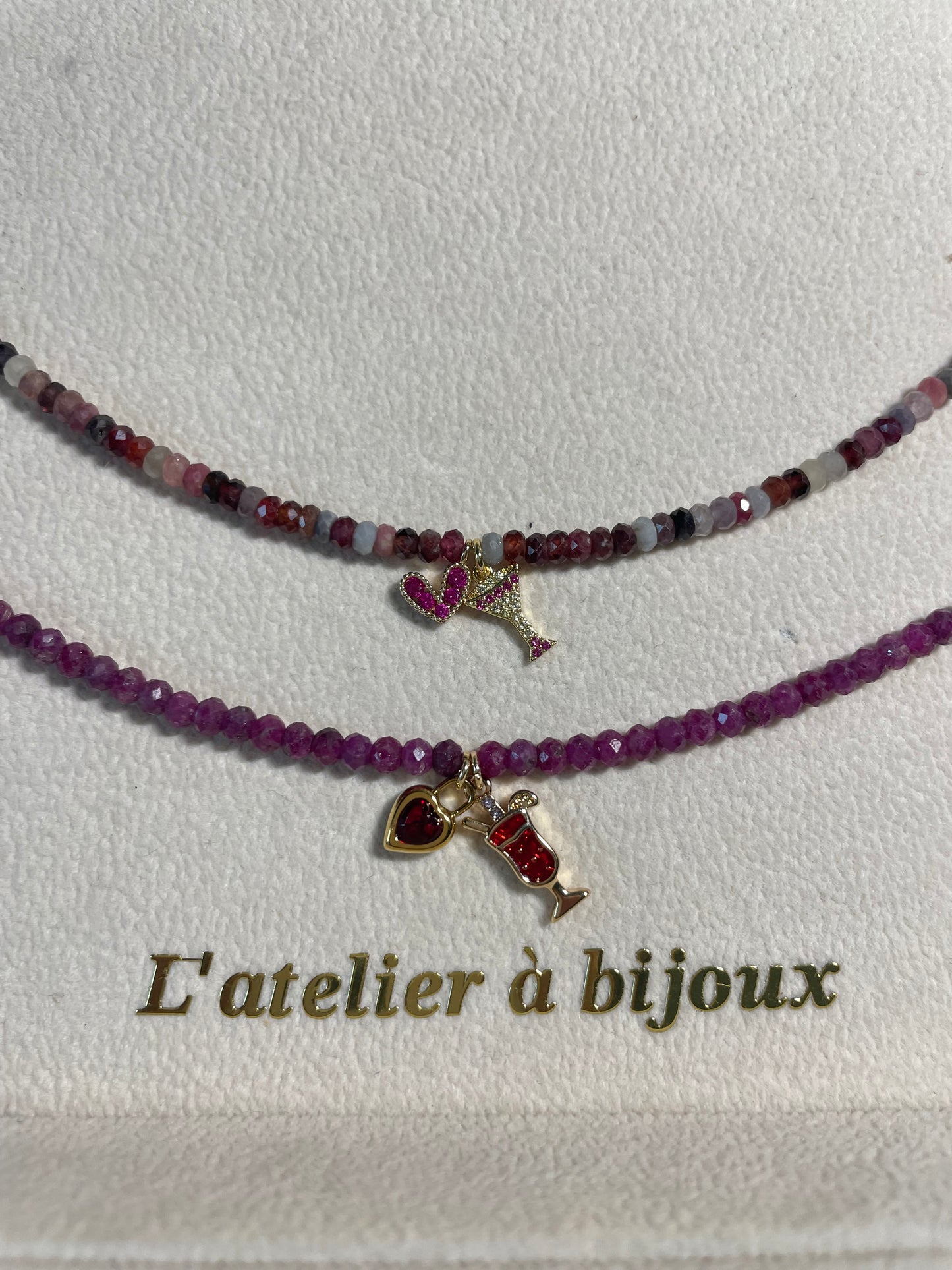 Vòng tay Gemstone & charms