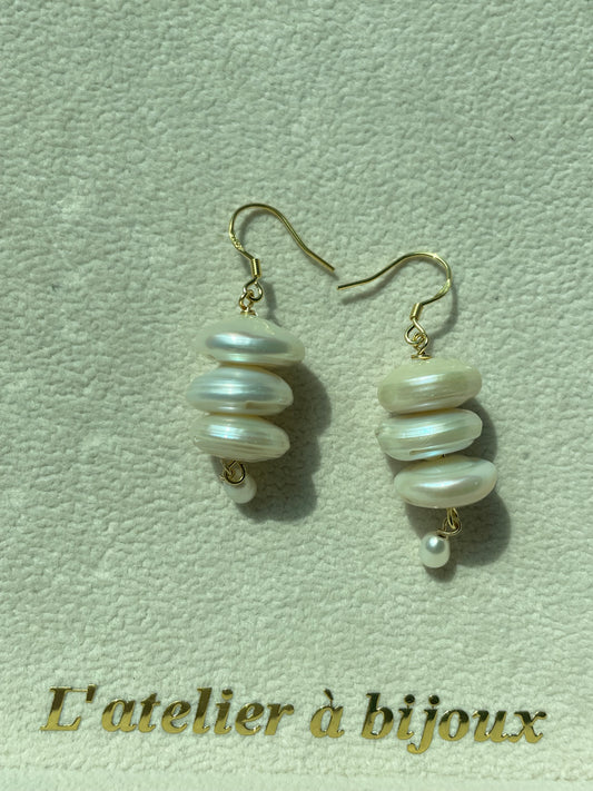 Hoa tai ngọc trai Pi