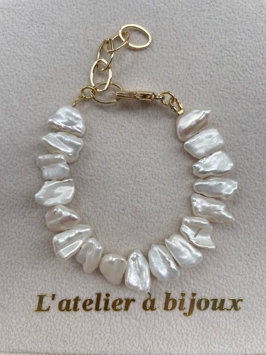14mm pipa pearl bracelet