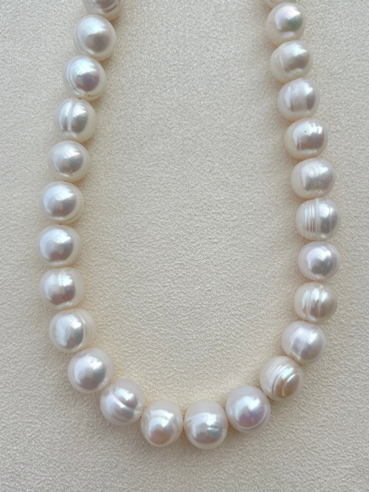 10mm thread round necklace