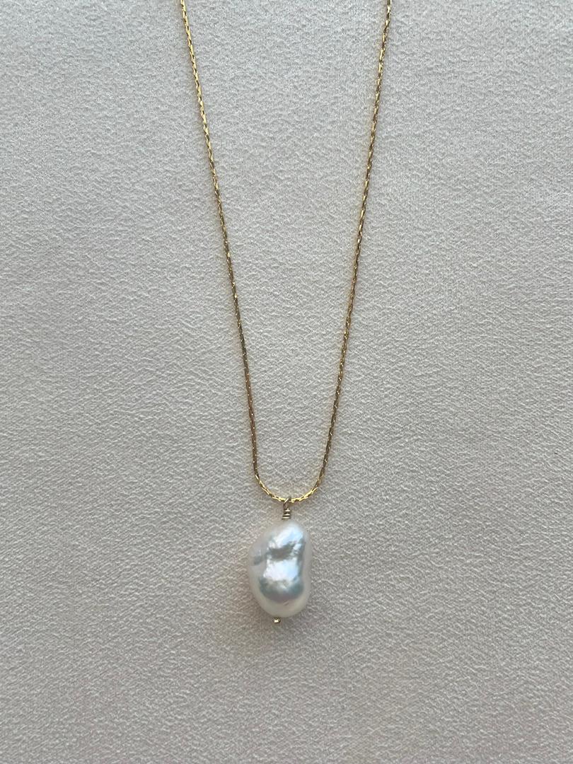 Joana Baroque Pearl Necklace 14k Gold-filled