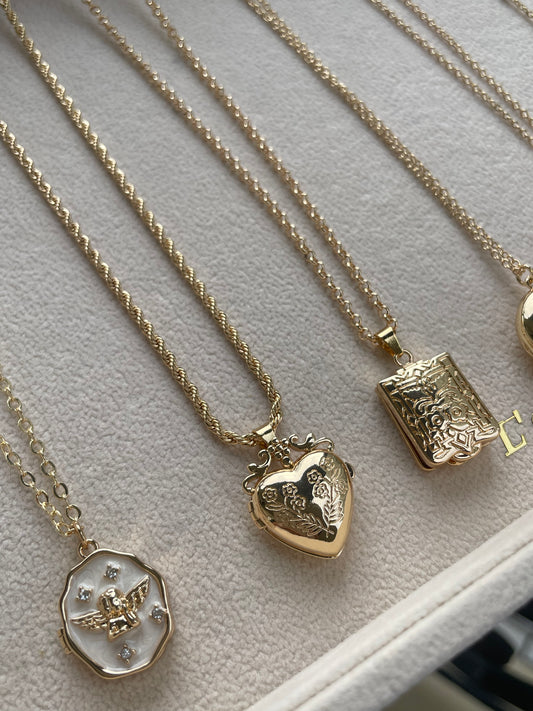 Bộ sưu tập vòng cổ mặt dây chuyền Locket