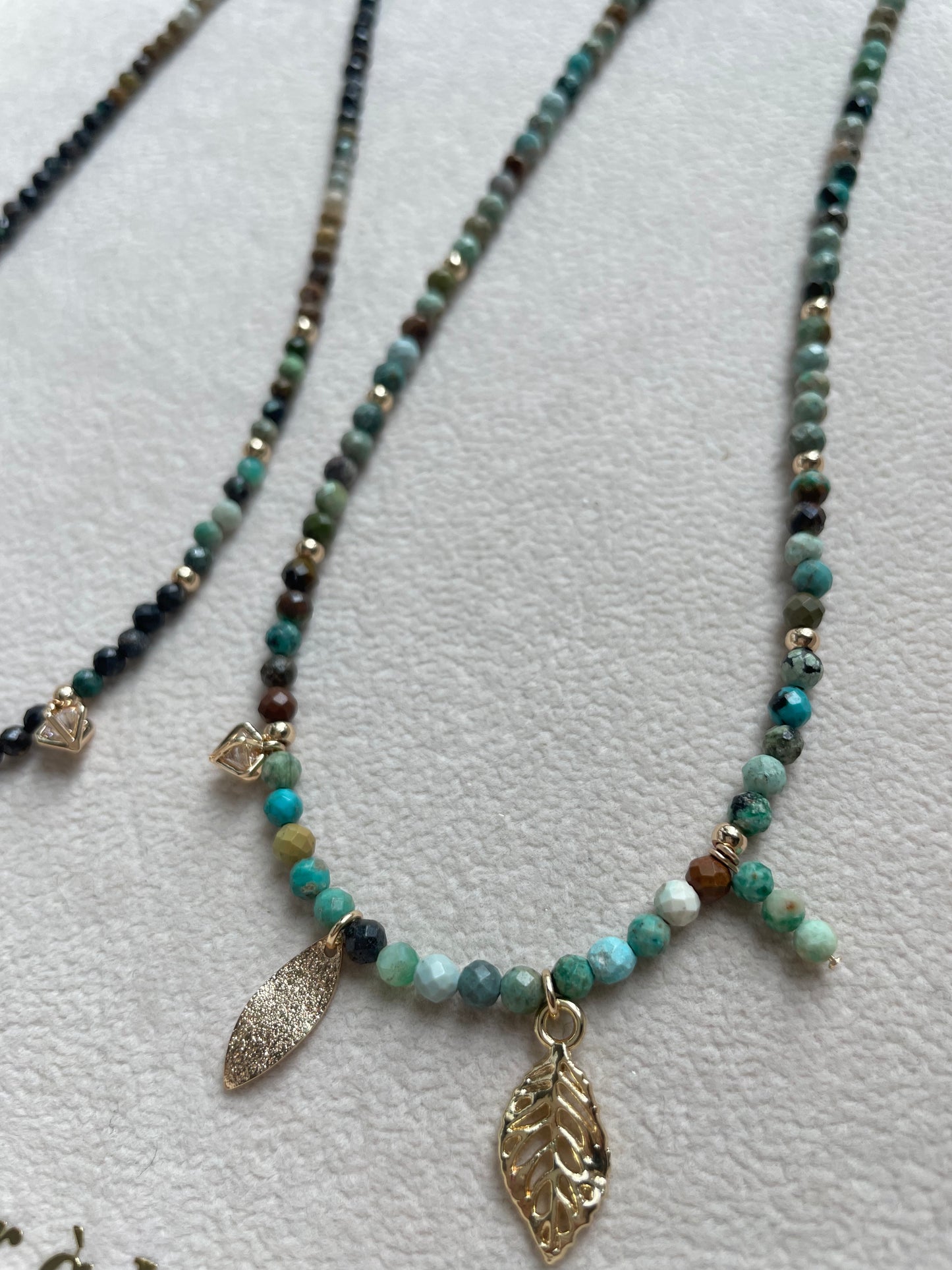 Vòng cổ đá Turquoise ngọc lam Vertie