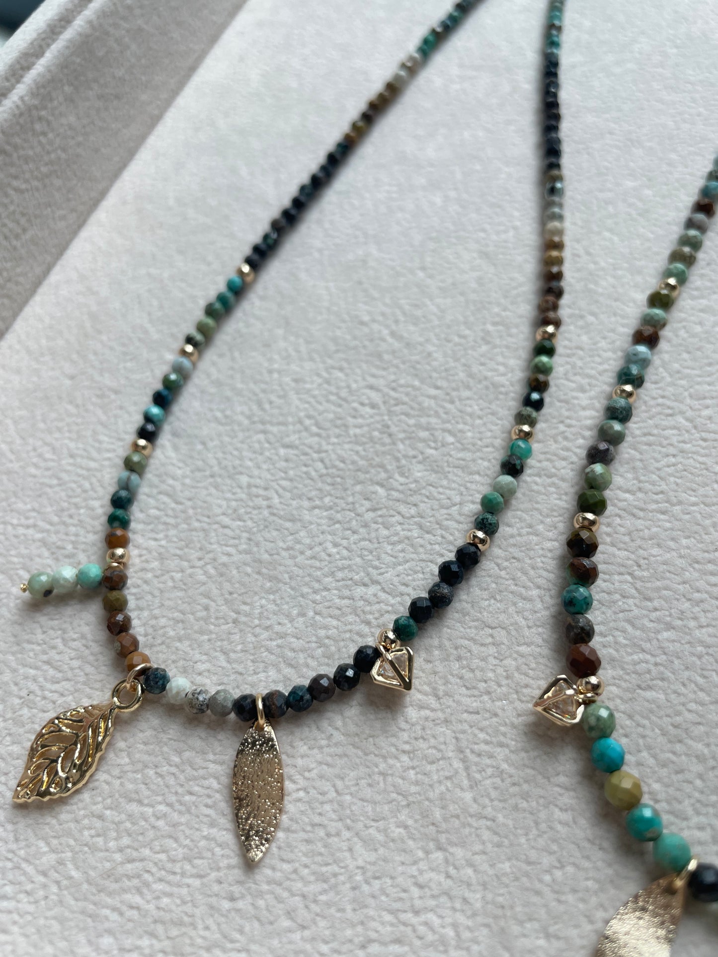 Vòng cổ đá Turquoise ngọc lam Vertie