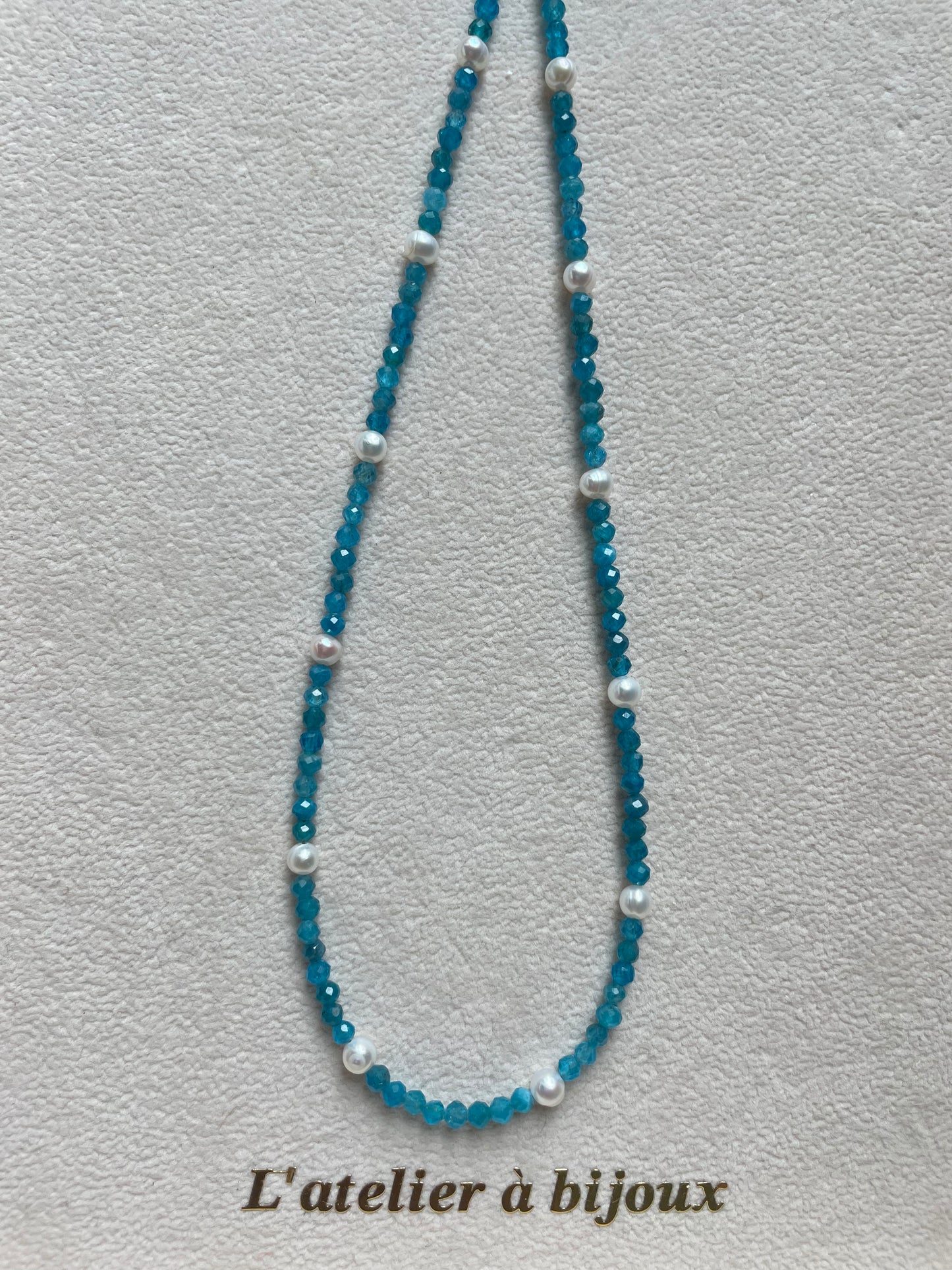 Vòng cổ Bellie gemstone& pearl