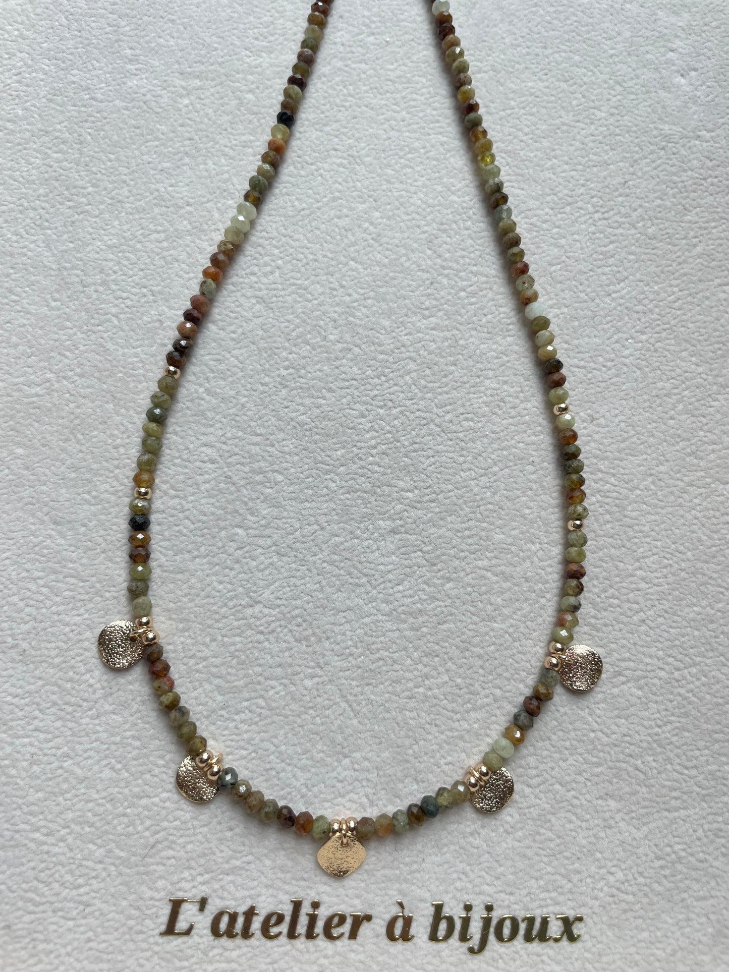 Vòng cổ Bellia gemstone