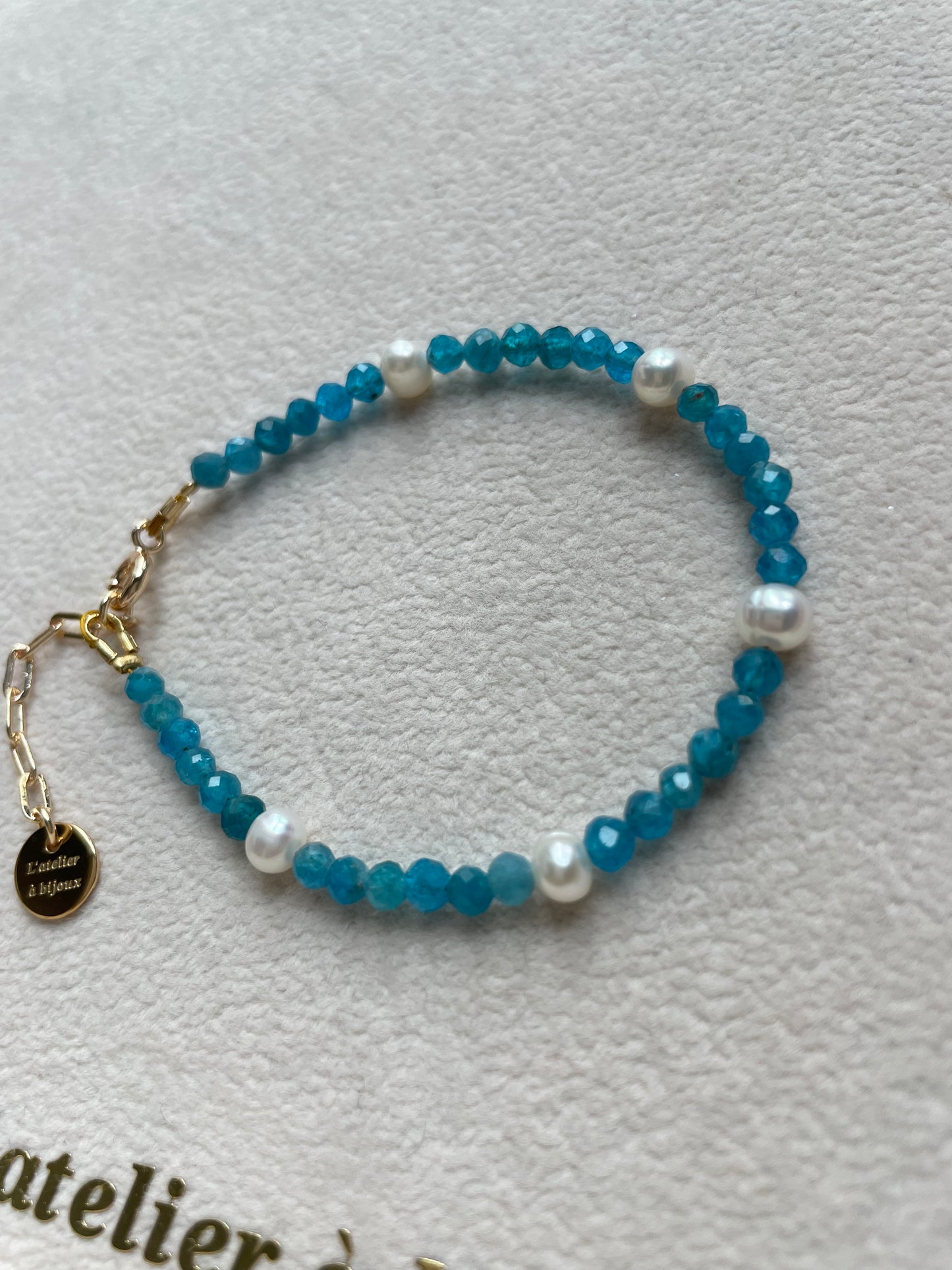 Vòng tay Bellie gemstone& pearl